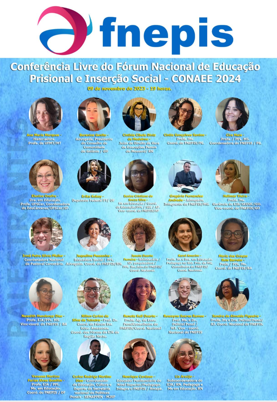 Registro da conferência livre CONAEE 2024